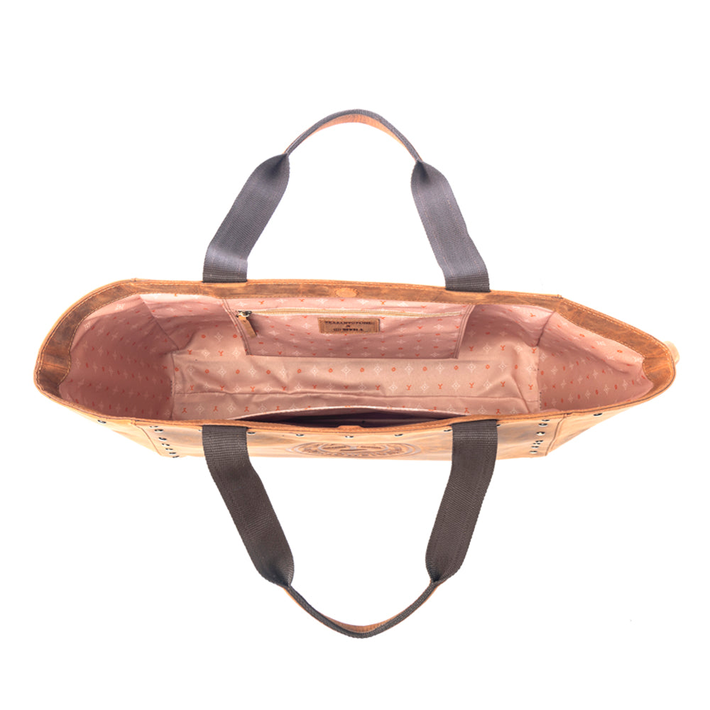 Yellowstone Legacy Studded Leather Tote Variant Combo