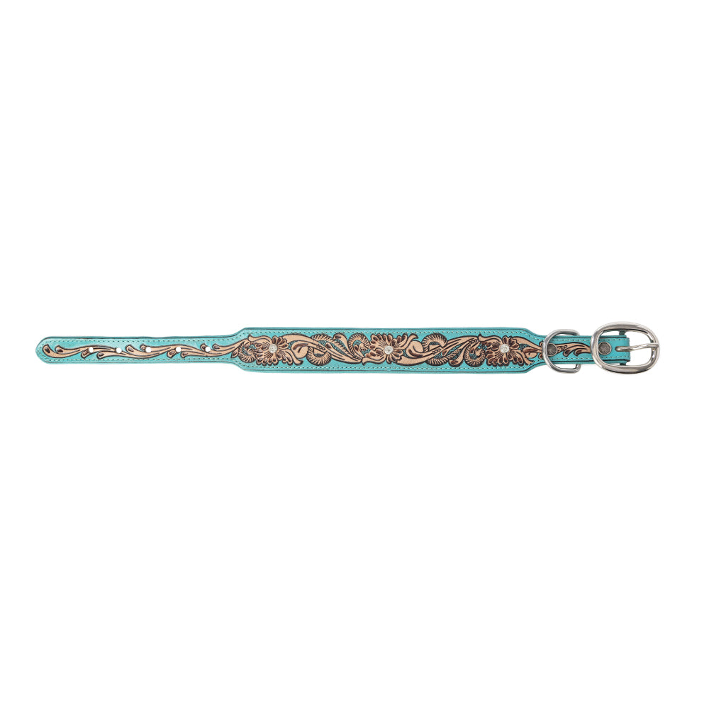 Turquoise Sky Southwest Dog Collar in Turquoise