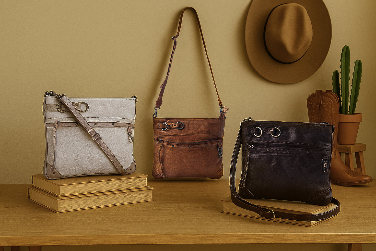 Byanna Trails Crossbody Bag In Off White