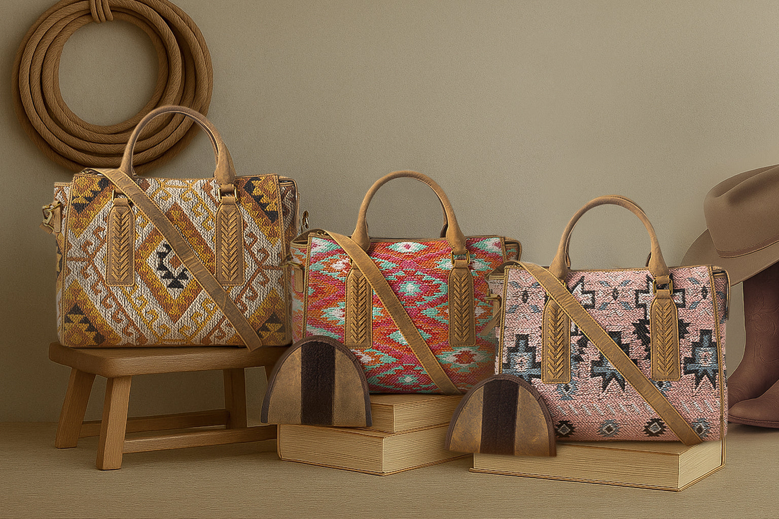 Amber Mesa Concealed Carry Handbag Variant Combo