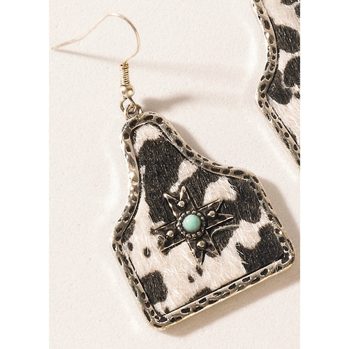 Shadowflower Earrings In Lariat Speckle