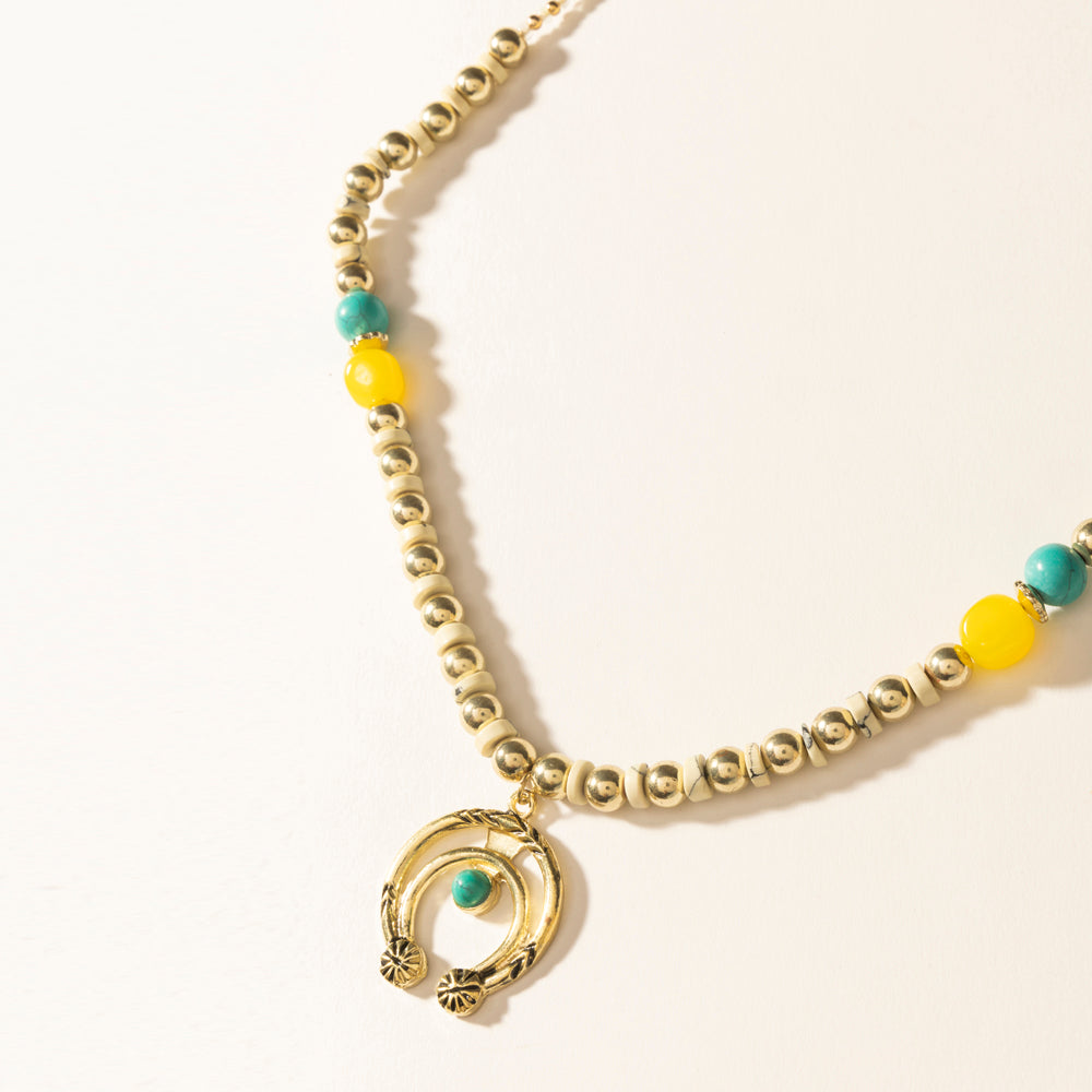 Sunshine Naja Necklace in High Noon