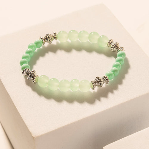 Sunset Trails Bracelet Set in Mint Sky Silver