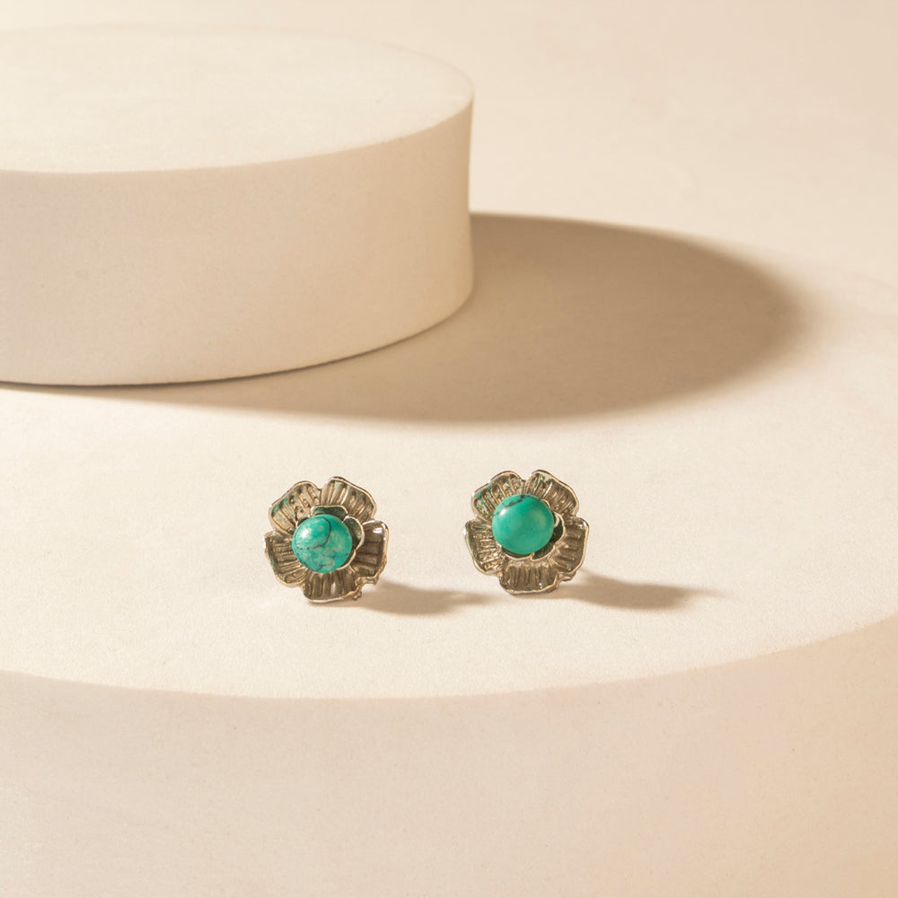 Moonbeam Earrings Set in Silver Shine