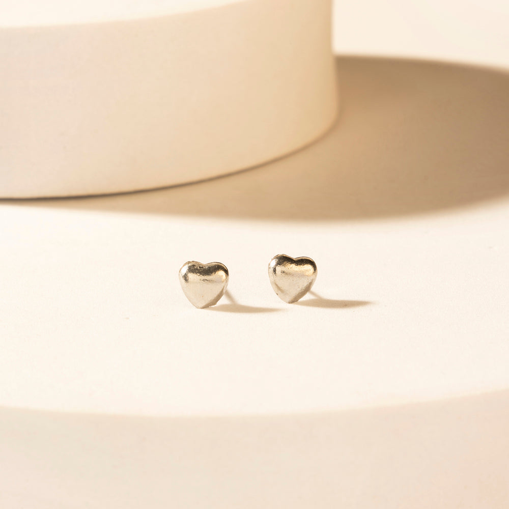 Moonbeam Earrings Set in Silver Shine