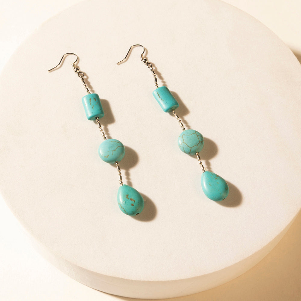 Rio Rodeo Teardrop Earrings in Lagoon Turquoise