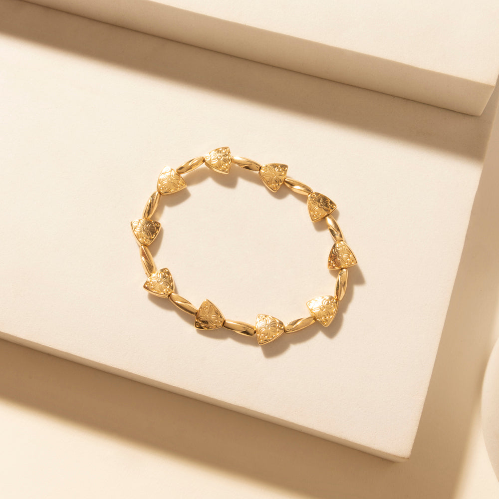 Wildflower Sunshine Stack Bracelet in Carnival Pink