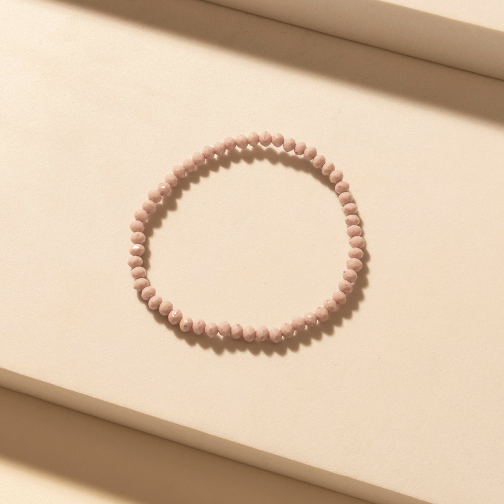 Amethyst Trail Stack Bracelet in Desert Orchid