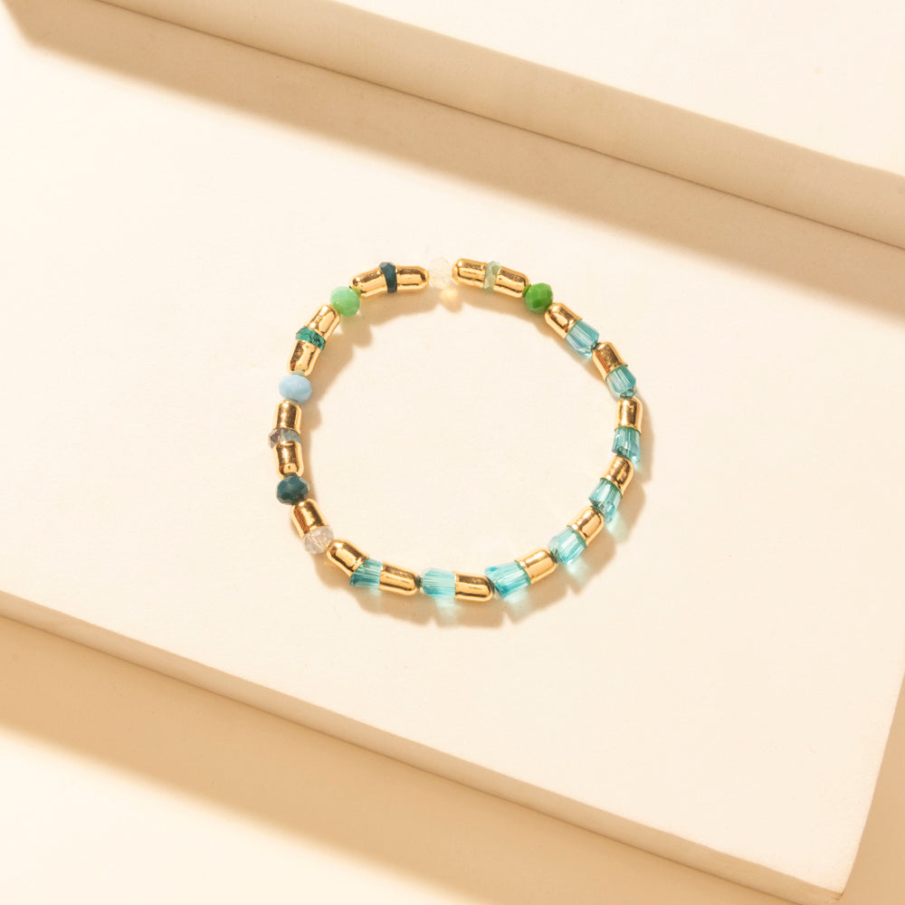 Bayou Heartline Stack Bracelet in Glass Glow