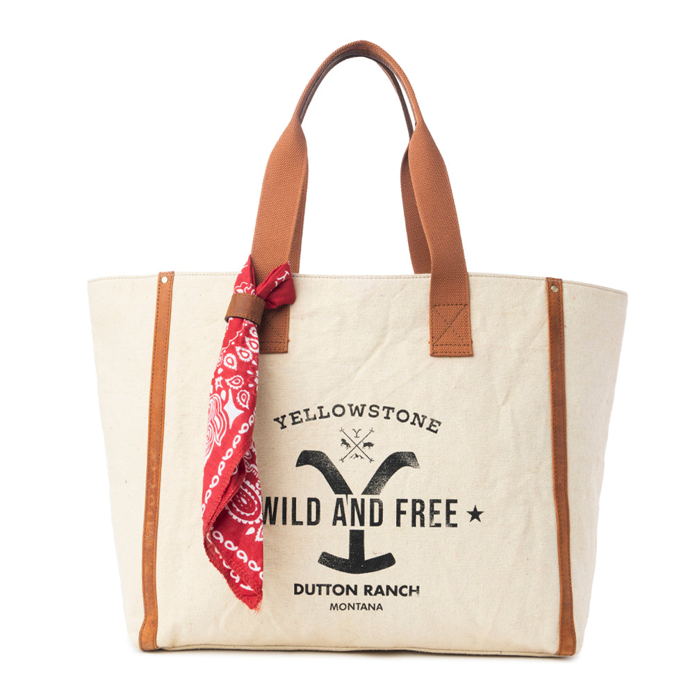 Yellowstone Ivory Creek Weekender Bag with Scarf