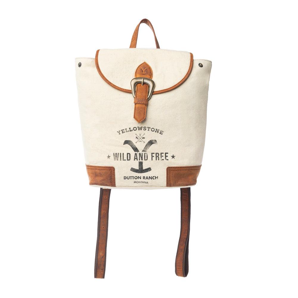 Yellowstone Paradise Valley Backpack in Ivory