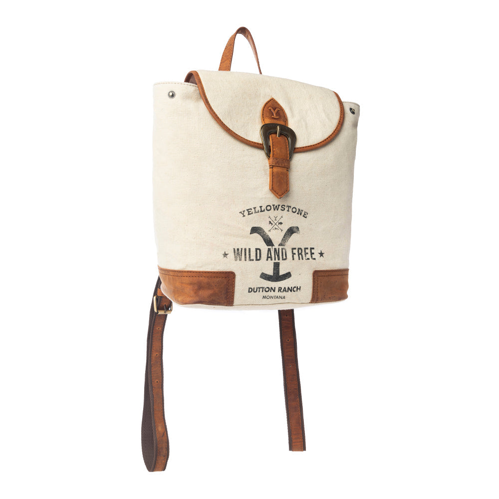 Yellowstone Paradise Valley Backpack in Ivory