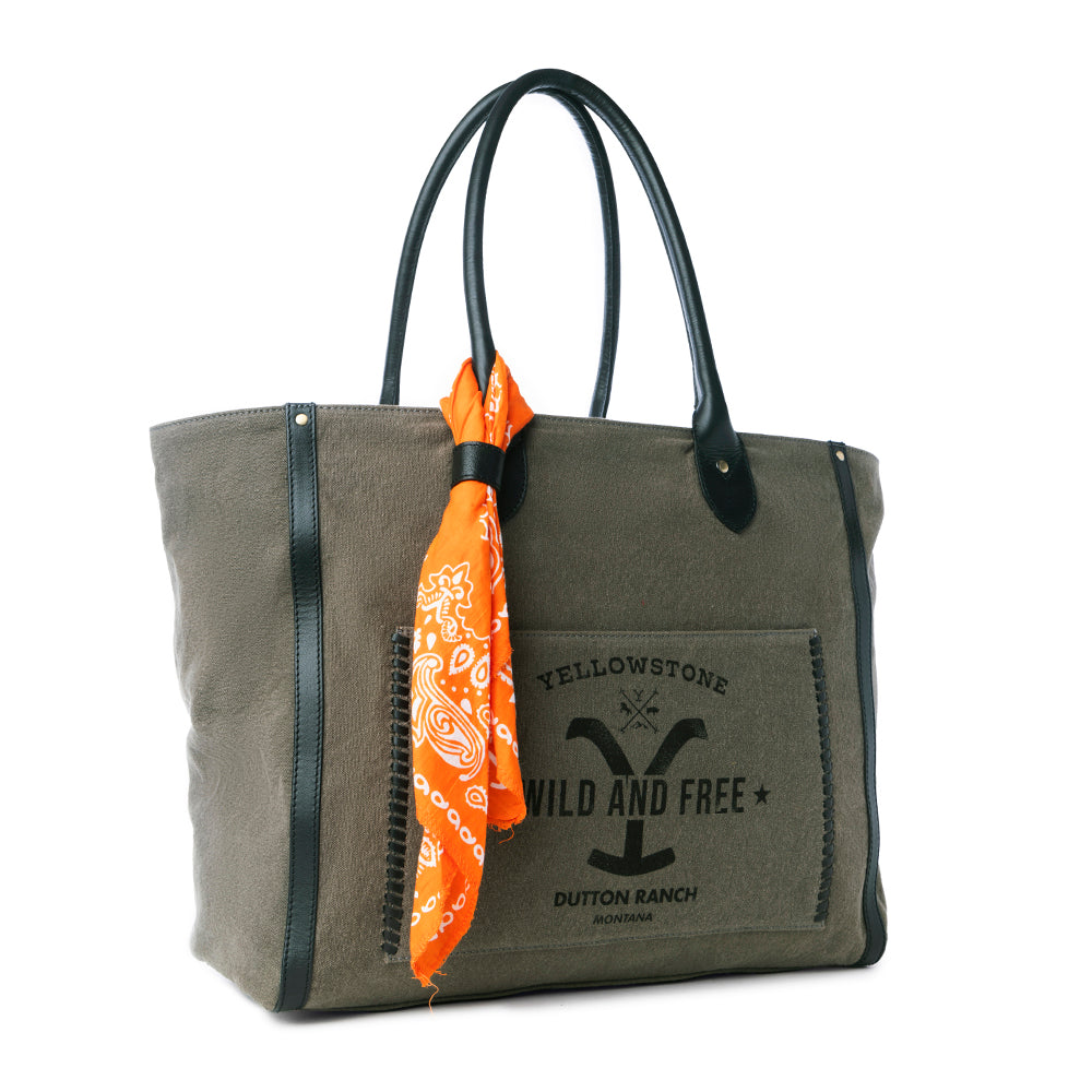 Yellowstone Velorra Ash Weekender Bag with Scarf