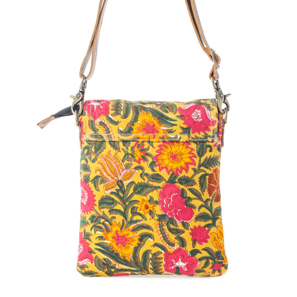 Rosé Carnival Crossbody Bag in Peony Gold