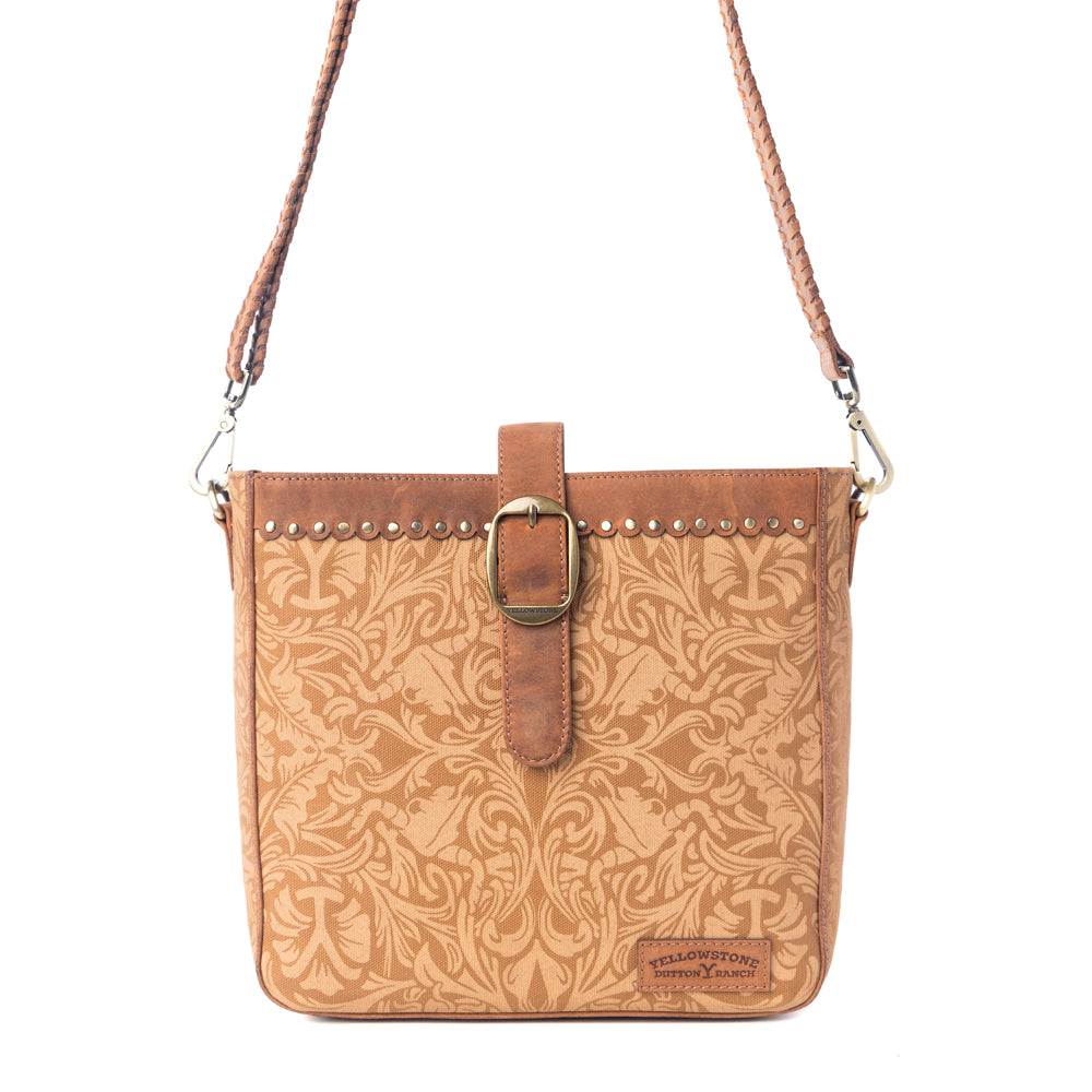 Yellowstone Montana Amber Buckle Sling Bag