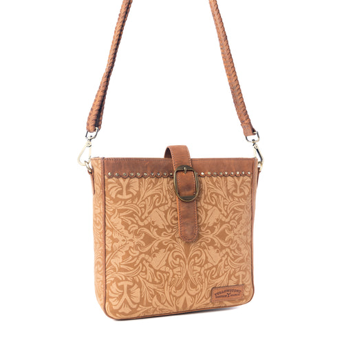 Yellowstone Montana Amber Buckle Sling Bag