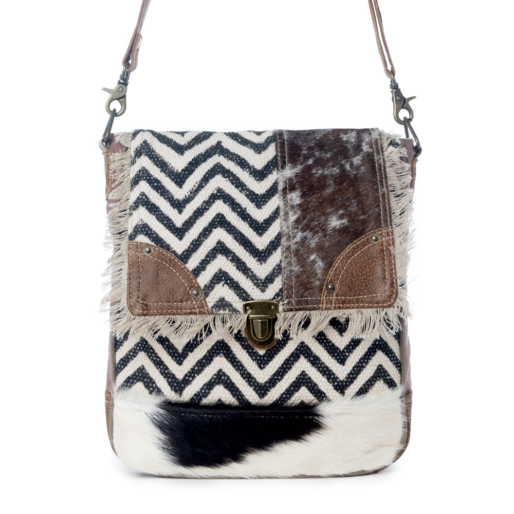 Rug & Patches Design Shoulder Bag