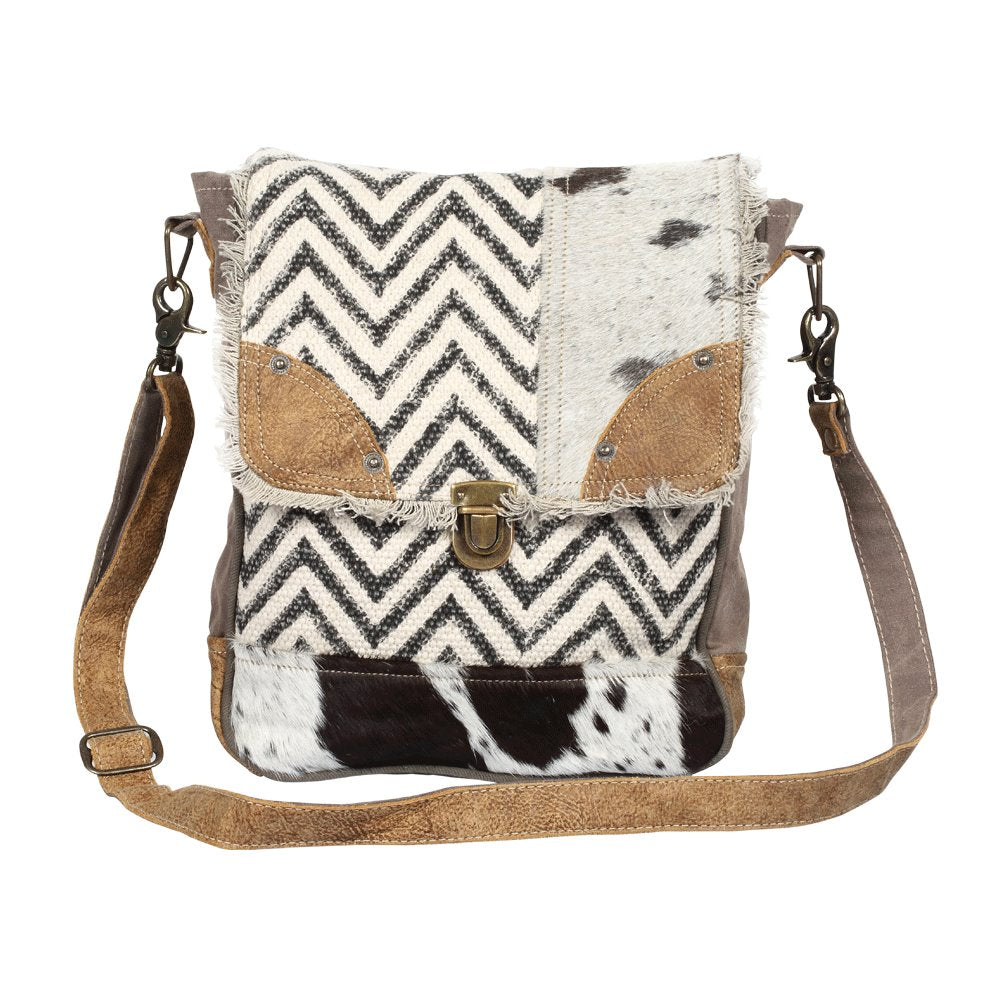 Rug & Patches Design Shoulder Bag - Myra Bags