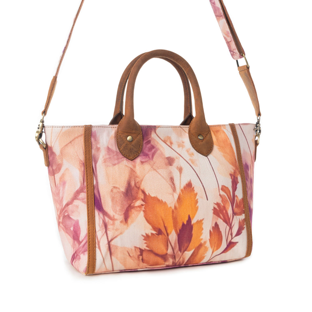 Myra Rosy Trails Crossbody Bag in Maple Grove