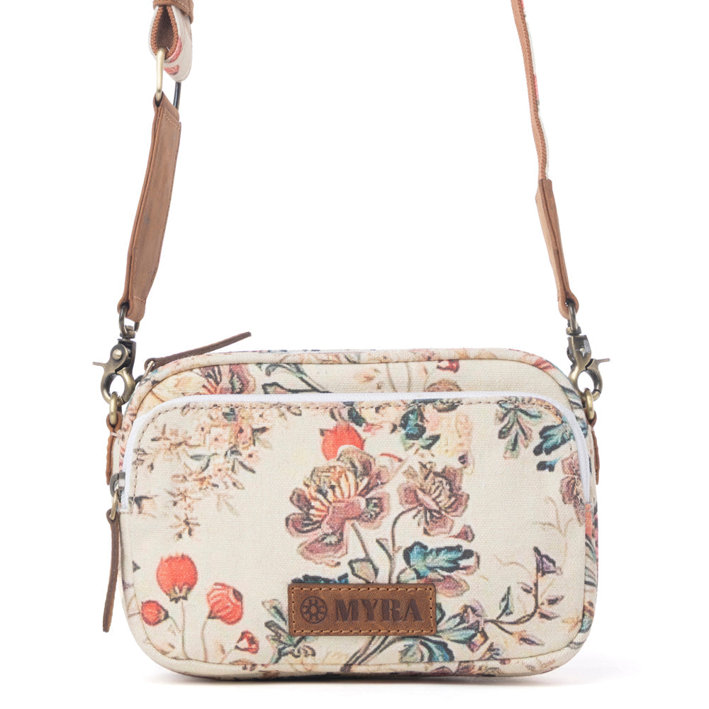 Meadow Song Cotton & Leather Crossbody Bag Variant Combo