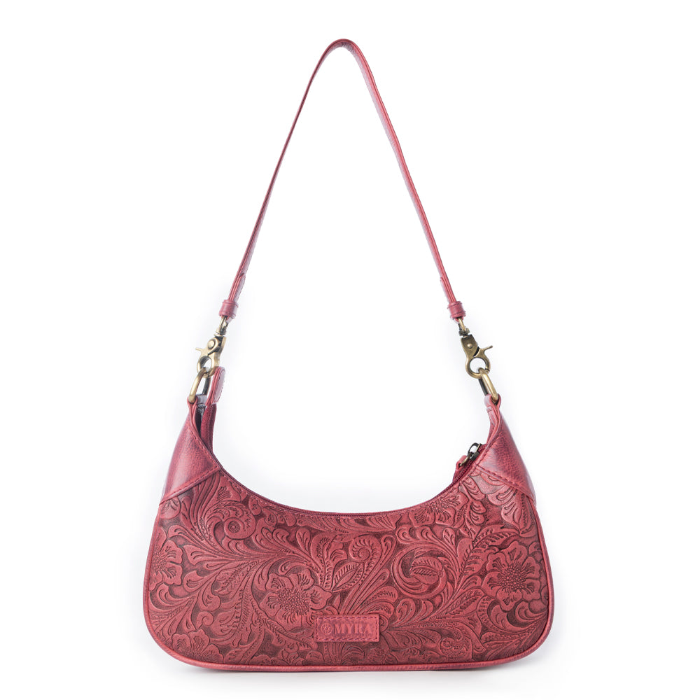 Heritage Vine Embossed Leather Bag Variant Combo
