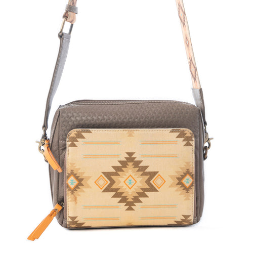 Zia Dawn Crossbody Bag in Sunset Beige