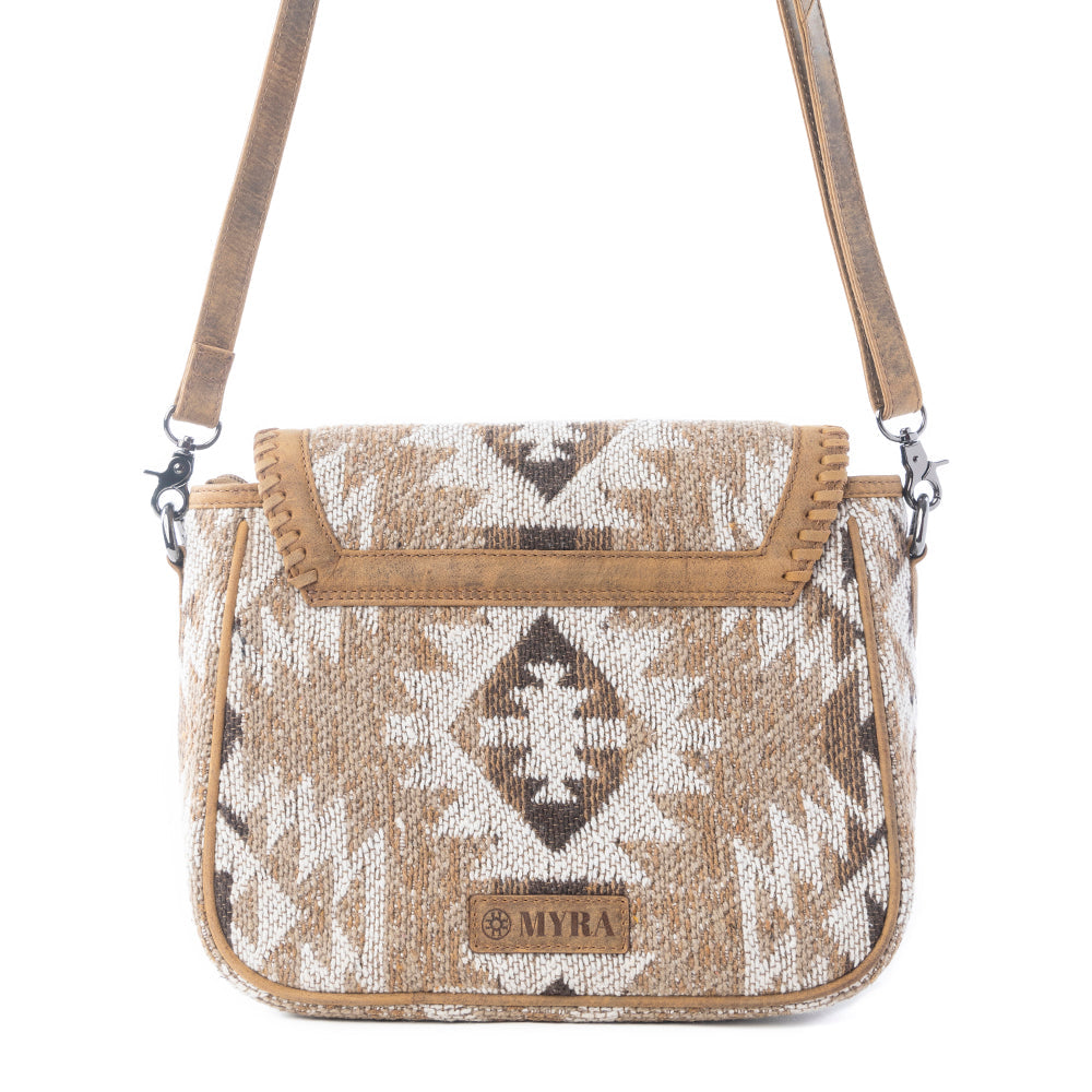 Rising Falcon Woven Shoulder Bag in Prairie Sand