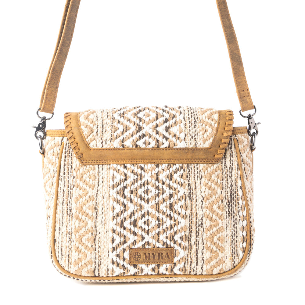 Moonlace Range Woven Shoulder Bag in Mojave Beige