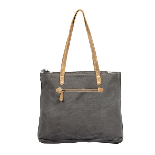 Chevron Cross Design Tote Bag - Myra Bags