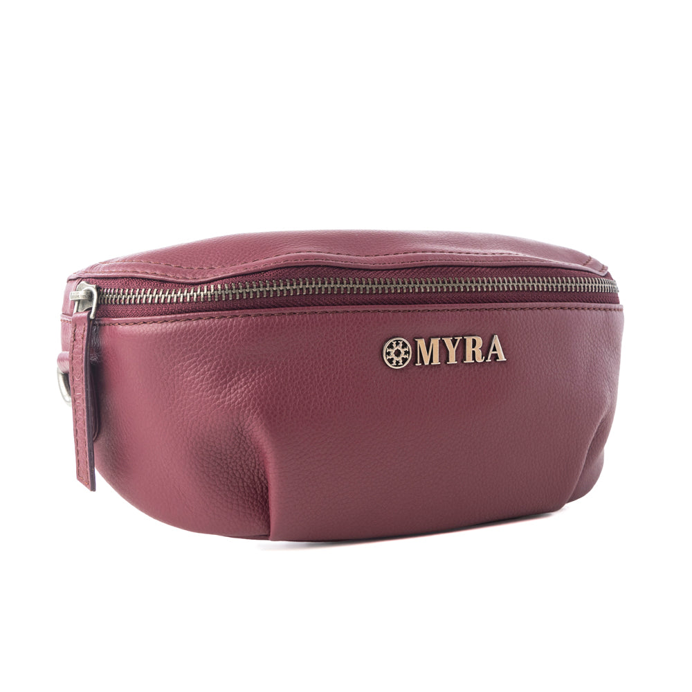 Wild Plum Range Leather Fanny Pack in Ranch Ruby
