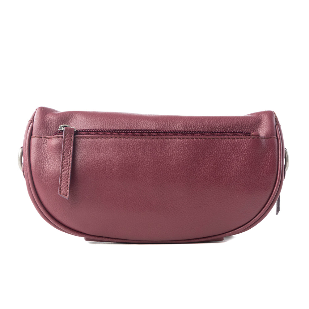 Wild Plum Range Leather Fanny Pack in Ranch Ruby