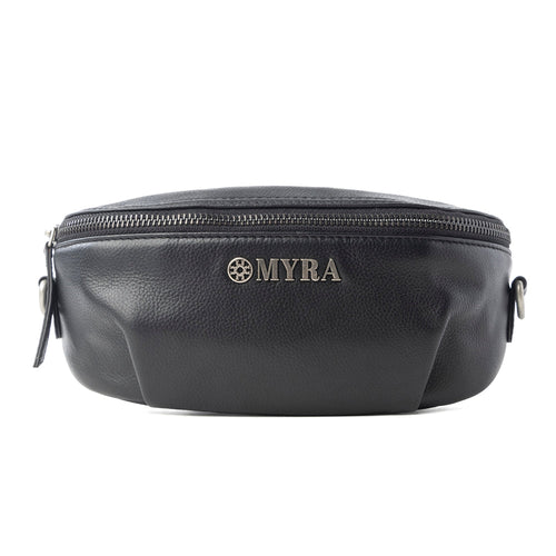 Blackthorn Range Leather Fanny Pack in Sailor Black