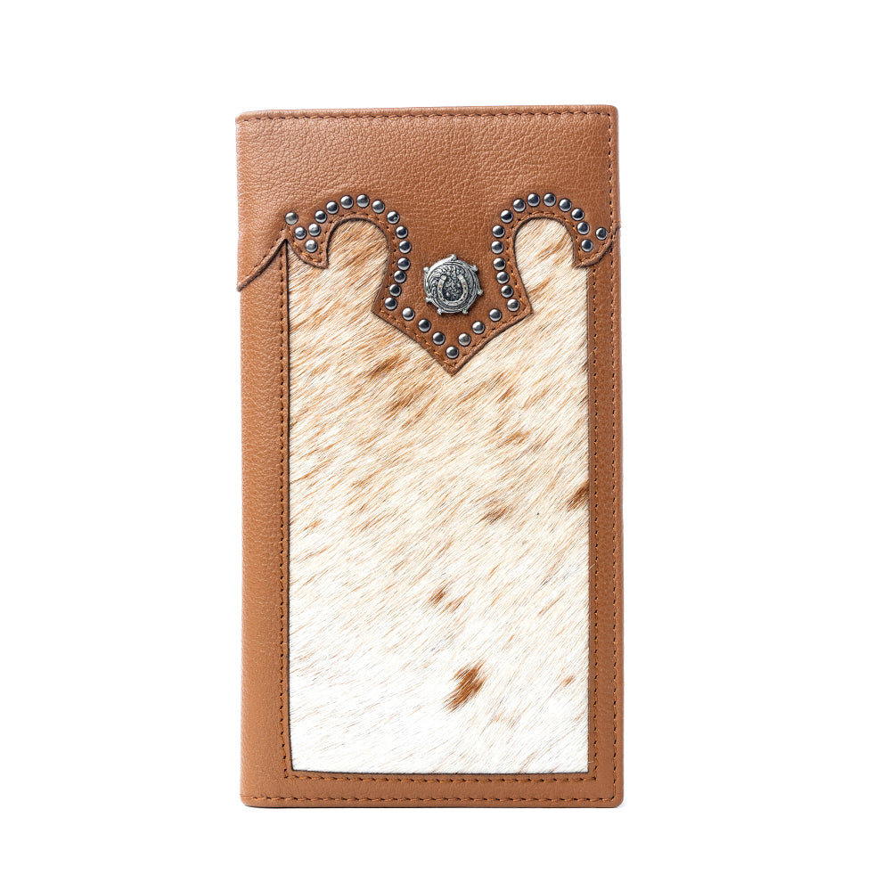 Lariat Crest Hairon Leather Wallet for Men Variant Combo