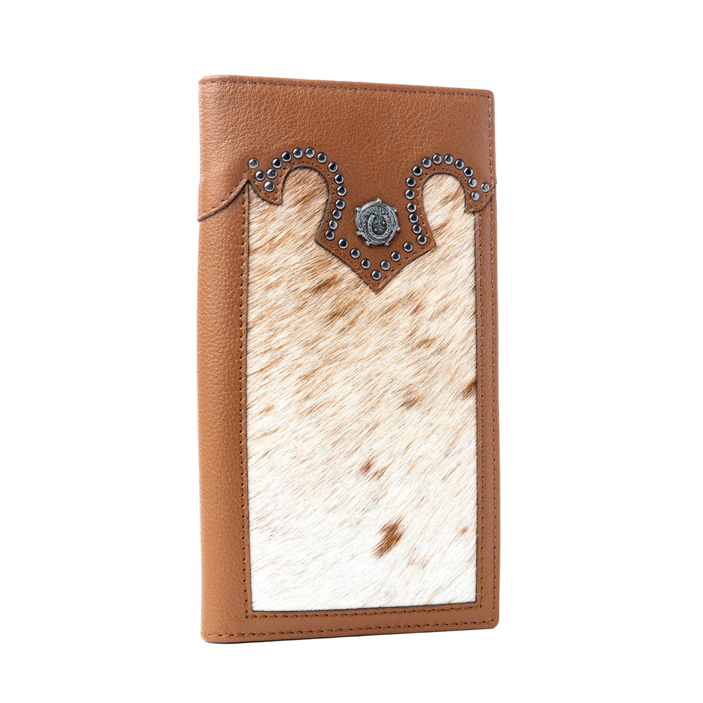 Lariat Crest Hairon Leather Wallet for Men Variant Combo