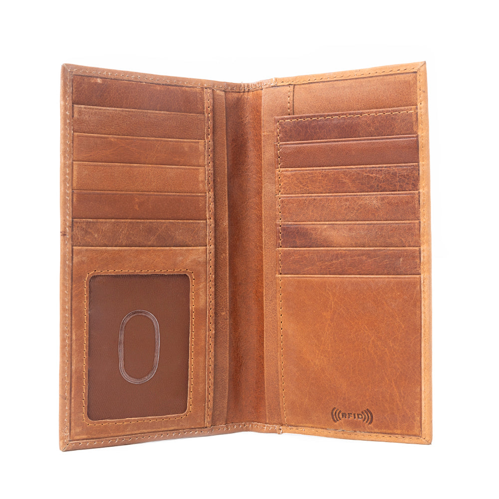 Starweave Dusk Handtooled Leather Wallet for Men Variant Combo