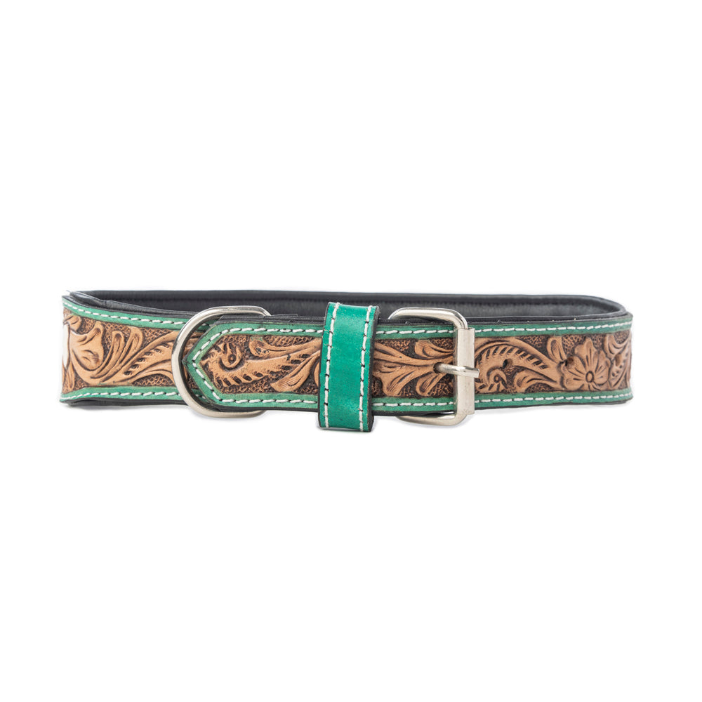 Santa Fe Bone Beaded Collar in Brown