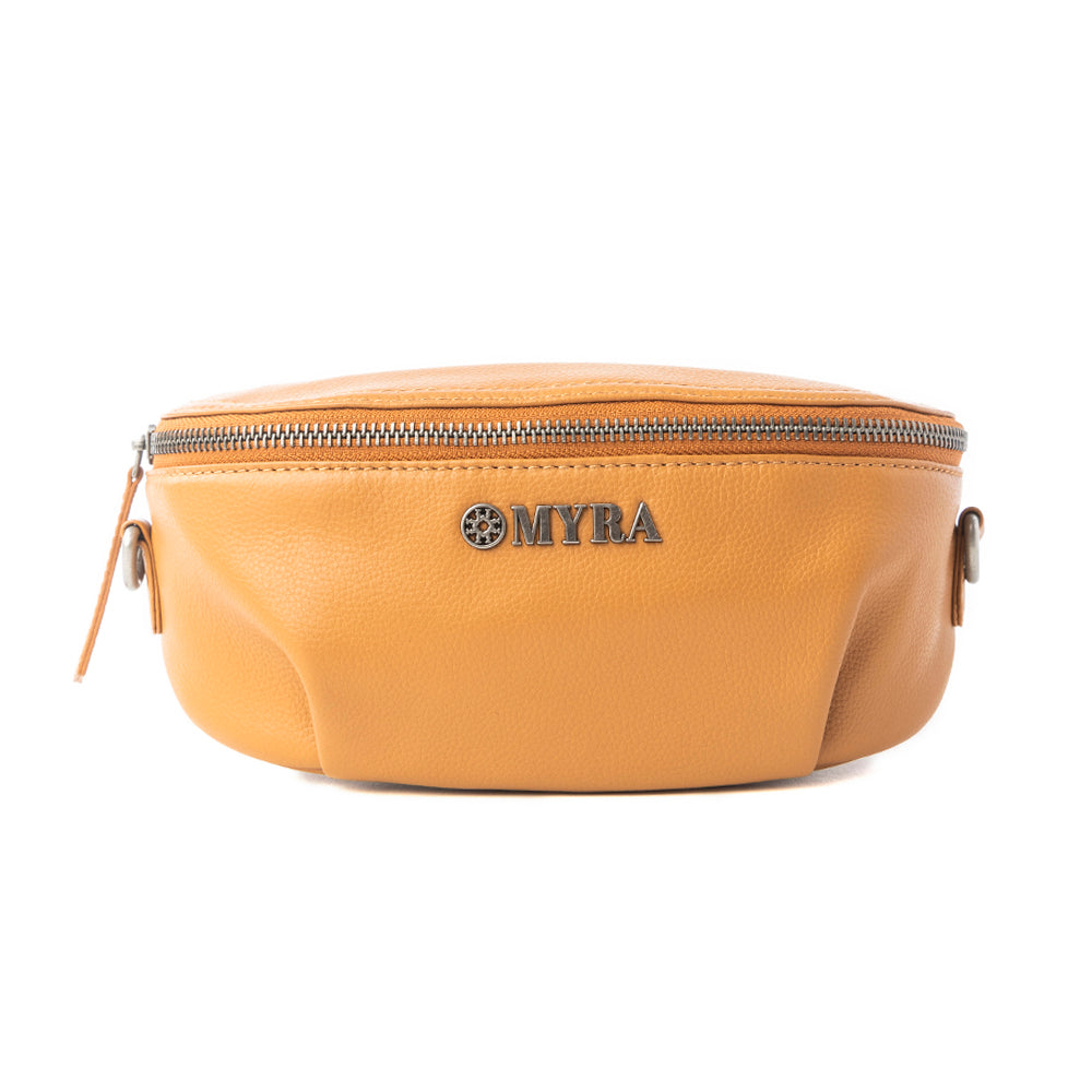 Compass Mesa Leather Fanny Pack in Honey Cloud