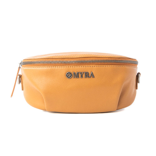 Compass Mesa Leather Fanny Pack in Honey Cloud