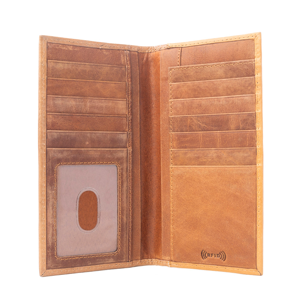 Starweave Dusk Handtooled Leather Wallet for Men Variant Combo