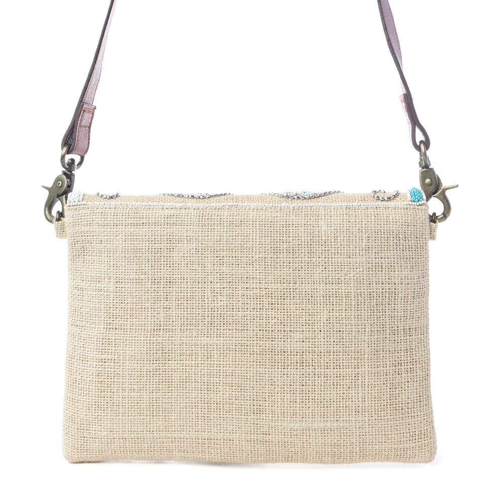 Desert Phoenix Crossbody Bag in Aqua Jewel
