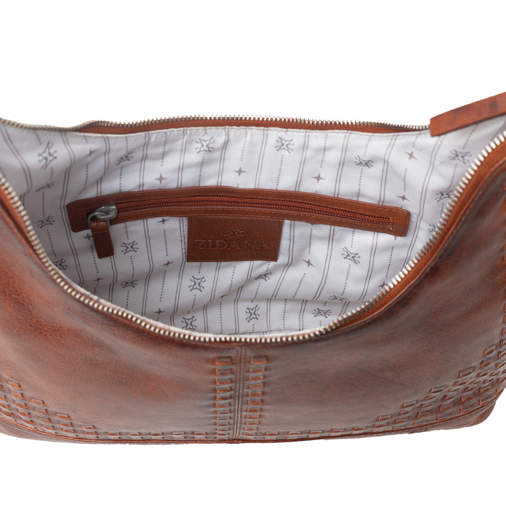 Zidana Marlowe Dusk Veg Tanned Leather Bag Variant Combo