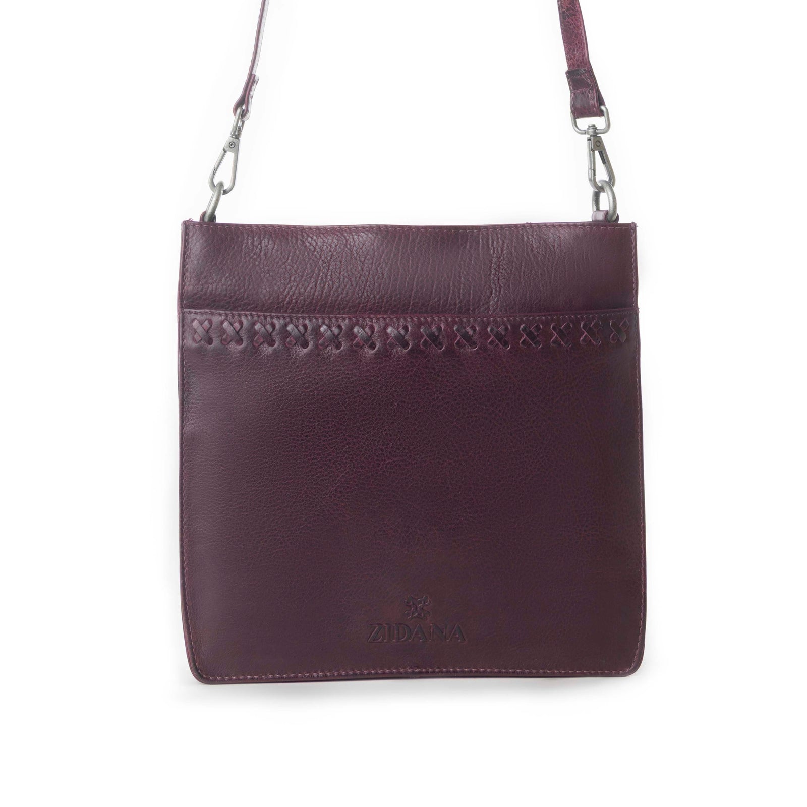 Zidana Mirelle Woven Veg Tanned Leather Sling Bag Variant Combo
