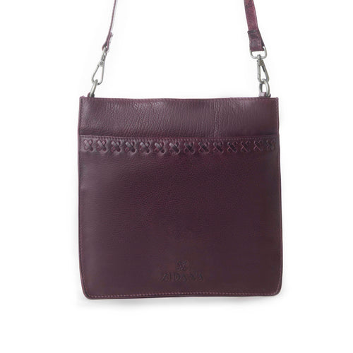 Zidana Mirelle Woven Veg Tanned Leather Sling Bag Variant Combo