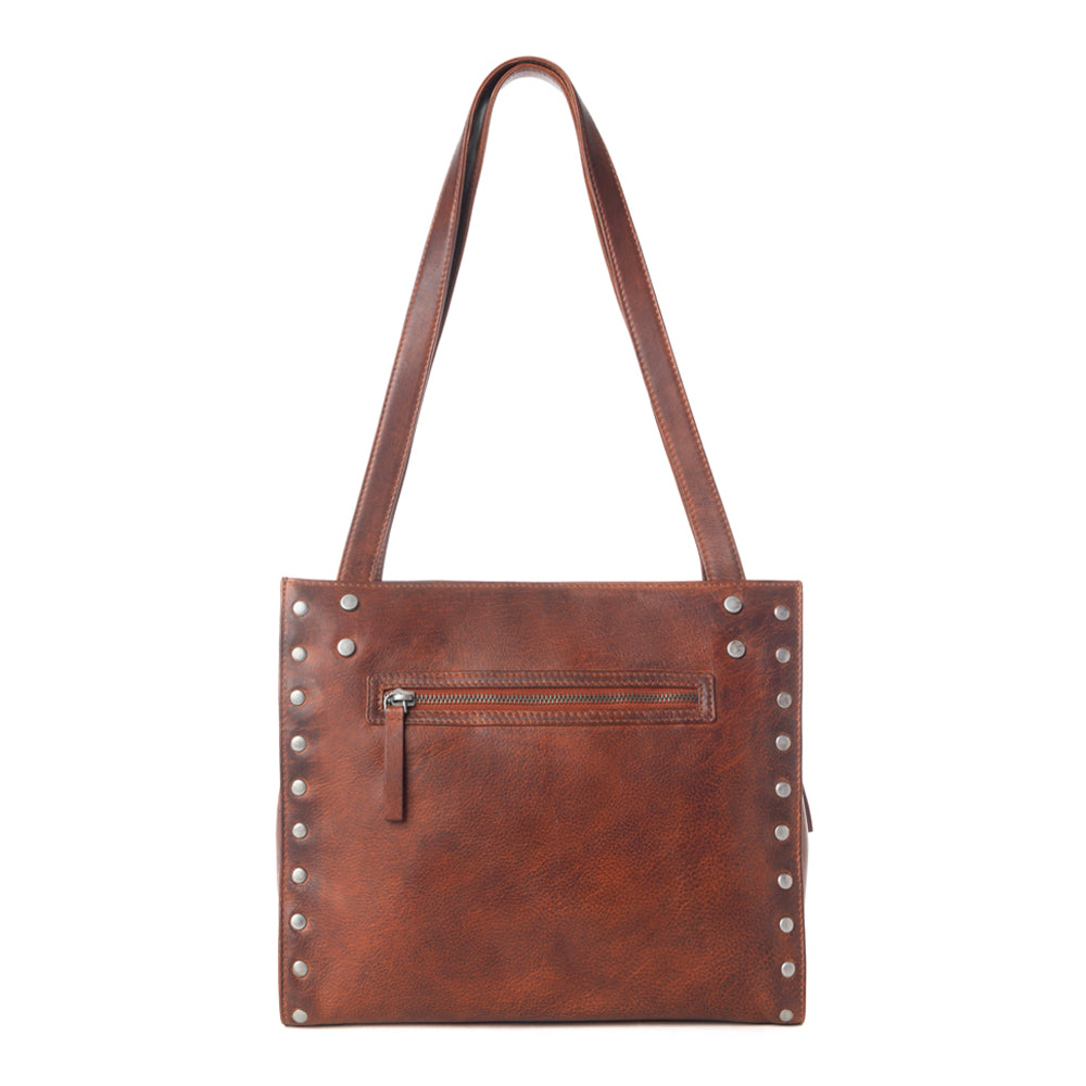 Zidana Aria Amethyst Veg Tanned Leather Tote Bag Variant Combo