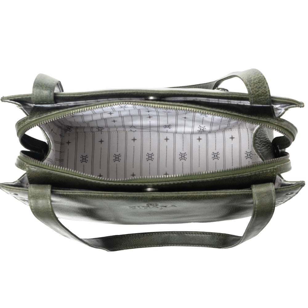 Zidana Aria Amethyst Veg Tanned Leather Tote Bag Variant Combo