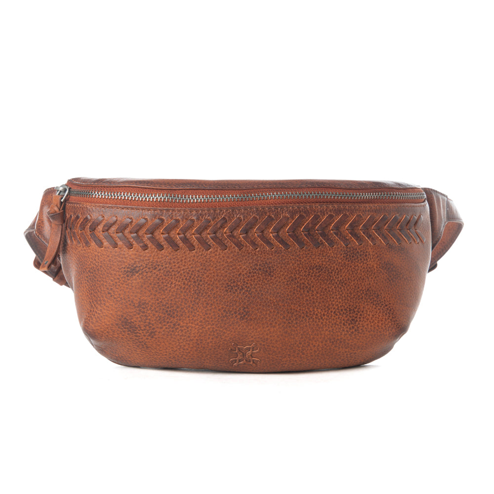 Zidana Amarillo Handstitched Veg Tanned Leather Fanny Pack Variant Combo