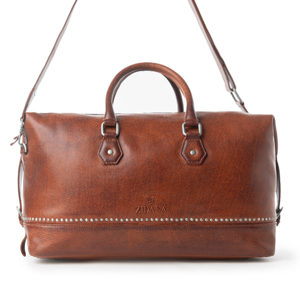 Zidana Sundown Plains Veg Tanned Leather Traveller Bag Variant Combo
