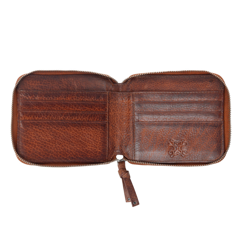 Zidana Dante Men's Veg Tanned Leather Wallet Variant Combo