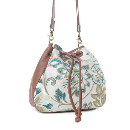Myra Old Soul Bucket Bag in Alpine White