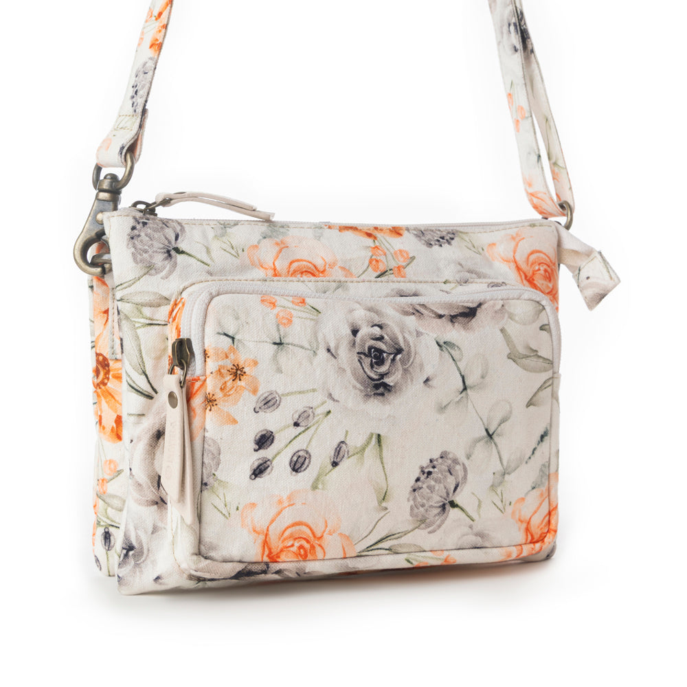 Myra Florabelle Crossbody Bag in Spring Ivory